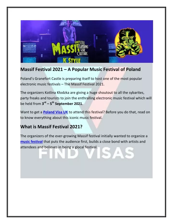 massif festival 2021 a popular music festival