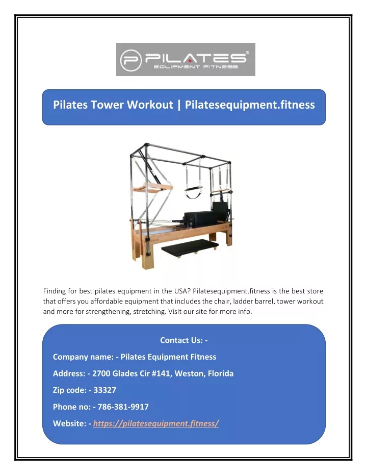 pilates tower workout pilatesequipment fitness