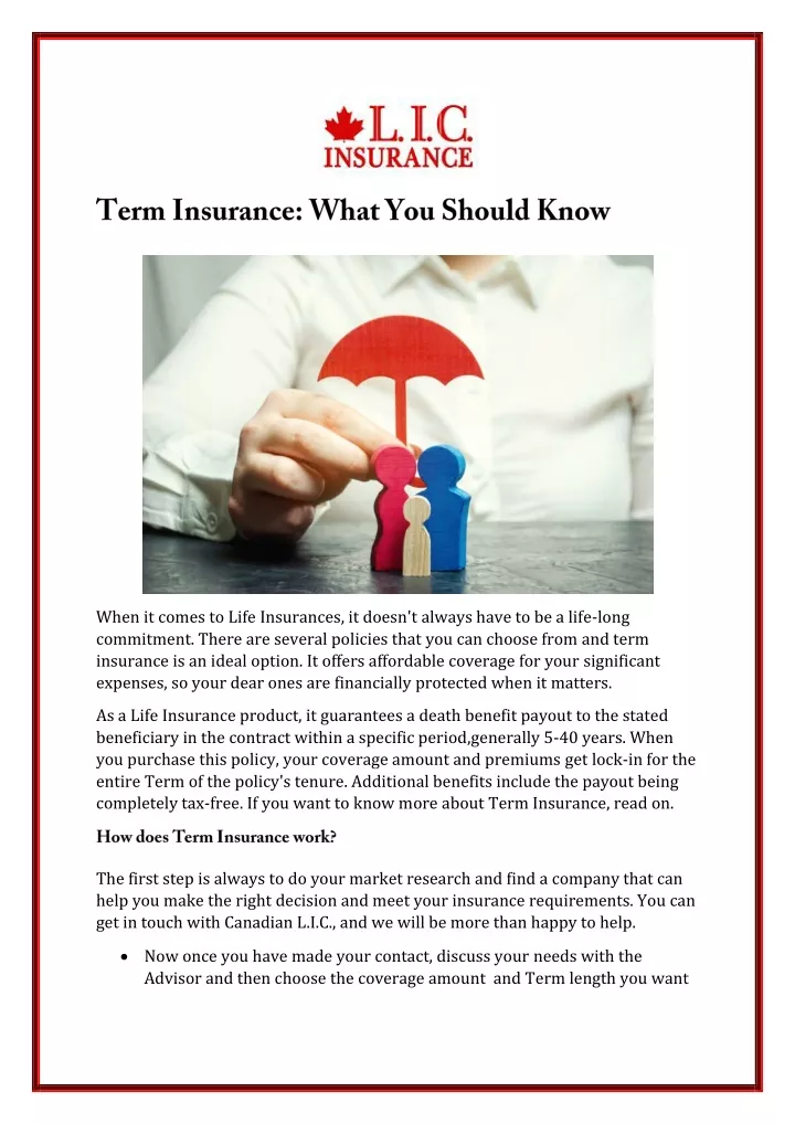 when it comes to life insurances it doesn