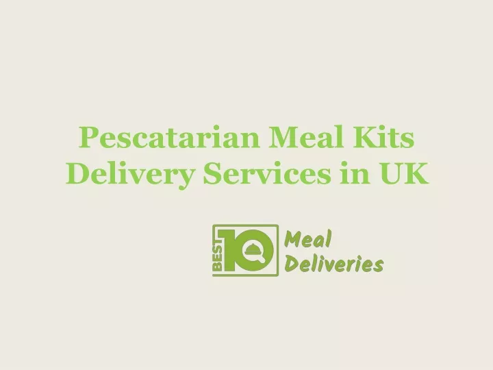 pescatarian meal kits delivery services in uk