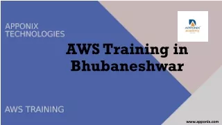 AWS Training in Bhubaneshwar