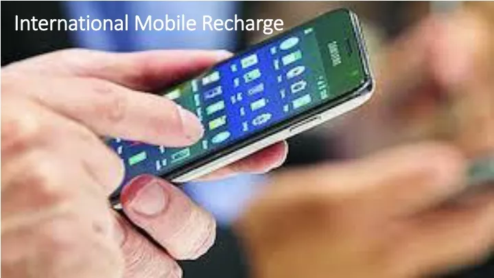 international mobile recharge international