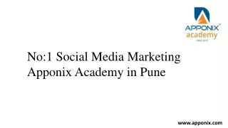 Apponix Social Media Marketing in pune