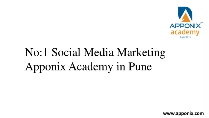 no 1 social media marketing apponix academy