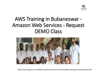 AWS Training in Bubaneswar - Amazon Web Services
