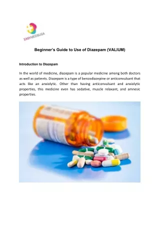 beginner s guide to use of diazepam valium