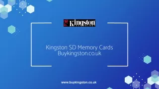 Kingston SD Memory Cards - Buykingston.co.uk