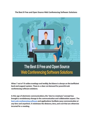 Web Conferencing Software Solutions-converted