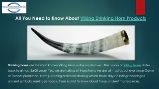 Viking Drinking Horn Products - Buffalo Drinking Horns