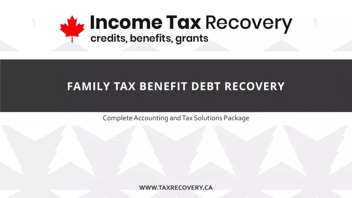 family tax benefit debt recovery