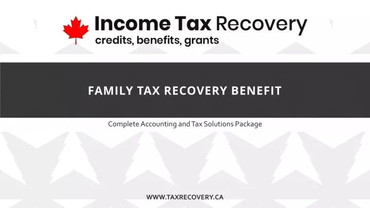 family tax recovery benefit