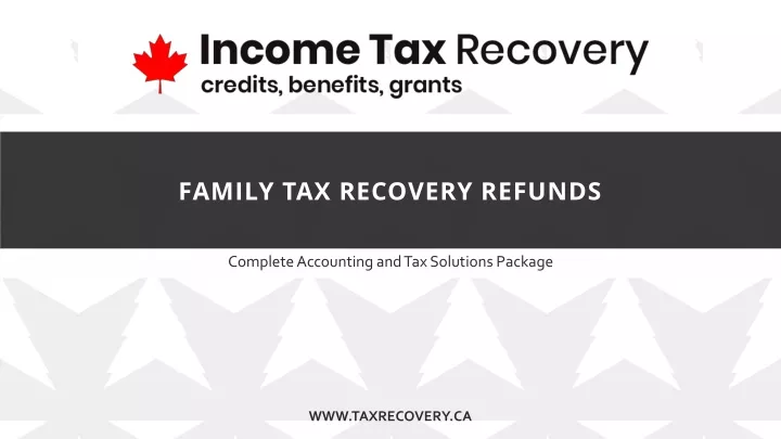 family tax recovery refunds