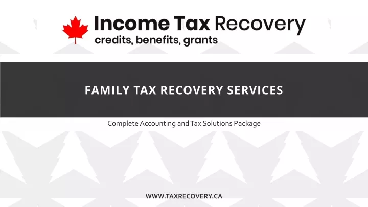 family tax recovery services