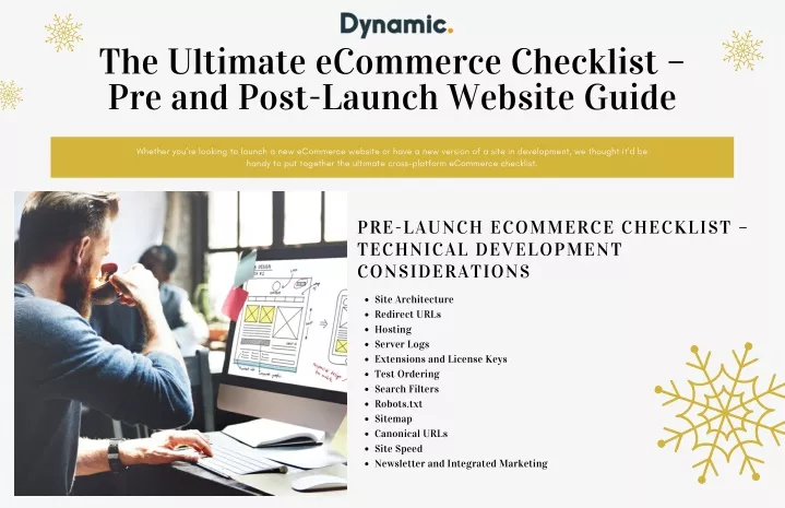 the ultimate ecommerce checklist pre and post