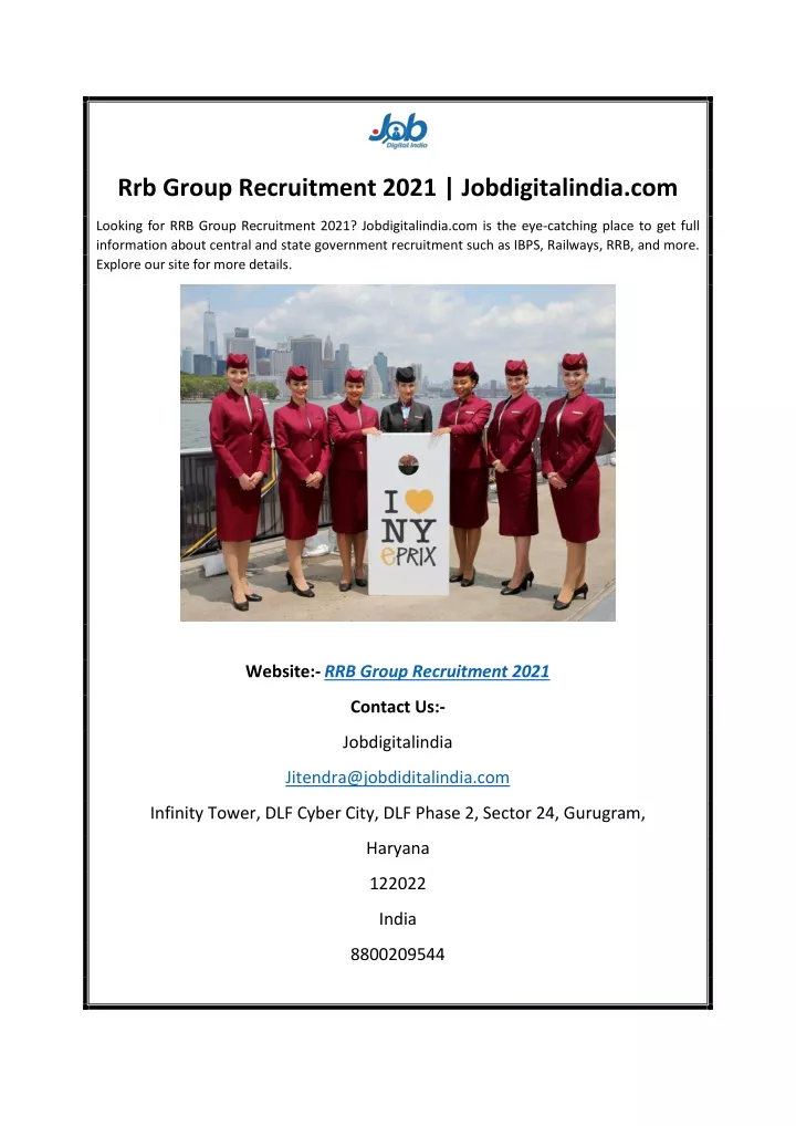 rrb group recruitment 2021 jobdigitalindia com