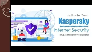 Activate Kaspersky Internet Security
