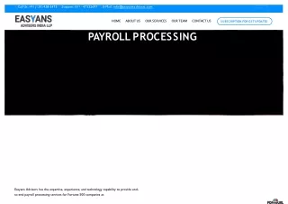 Payroll Processing Services Company
