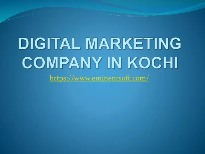 digital marketing company in kochi