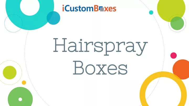 hairspray boxes