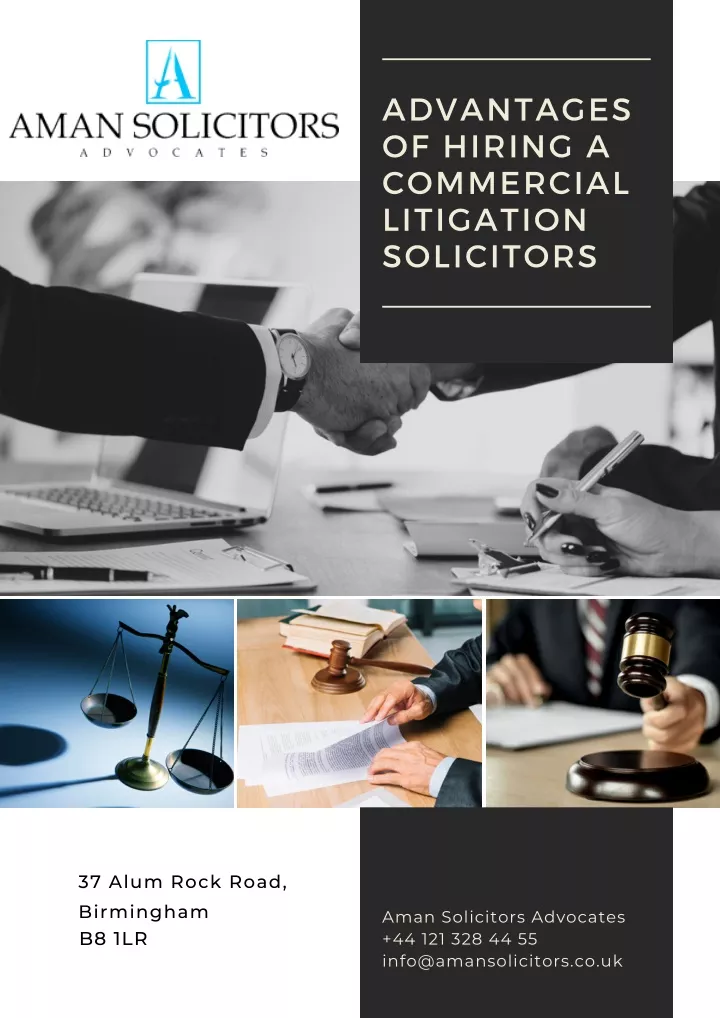 advantages of hiring a commercial litigation