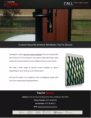 custom security screens windows you re secure
