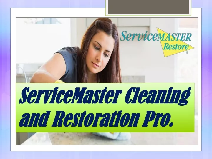 servicemaster cleaning and restoration pro