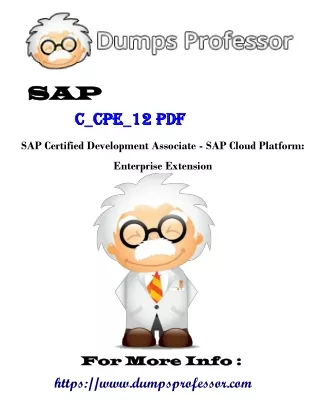 C_CPE_12 Sample Questions, SAP C_CPE_12 Free Dumps | Dumpsprofessor.com