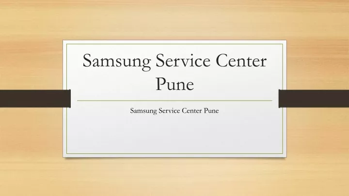 samsung service center pune