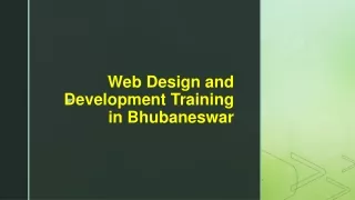 Web Design and Development Training in Bhubaneswar