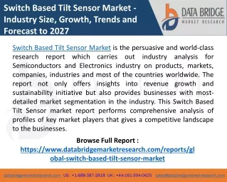 switch based tilt sensor market industry size