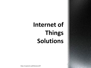 Internet of Things Solutions