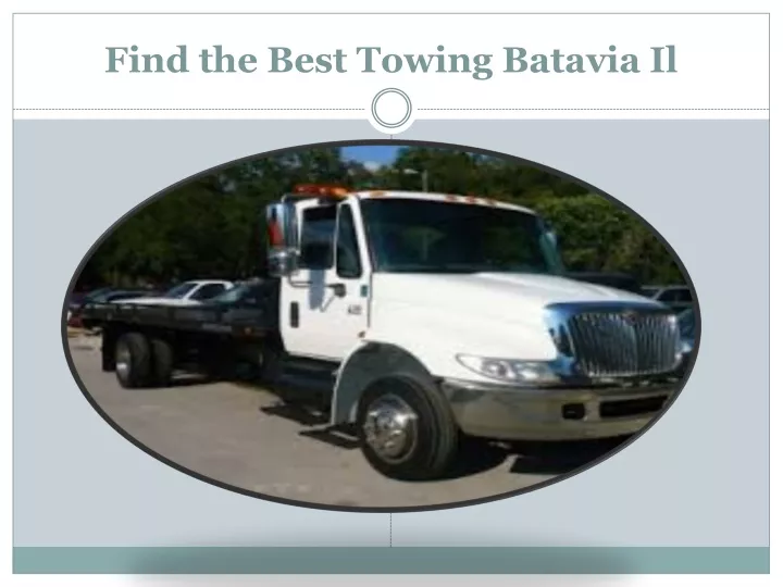 find the best towing batavia il