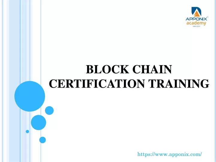 block chain certification training