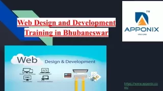 Web Design and Development Training in Bhubaneswar