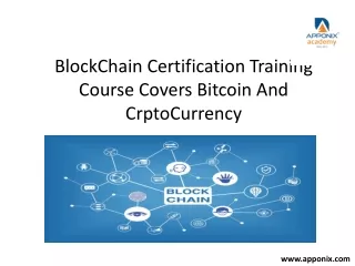 BlockChain Training Course