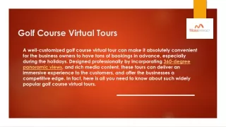 Golf Course Virtual Tours
