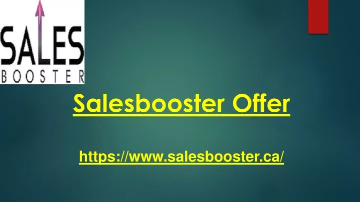 salesbooster offer https www salesbooster ca