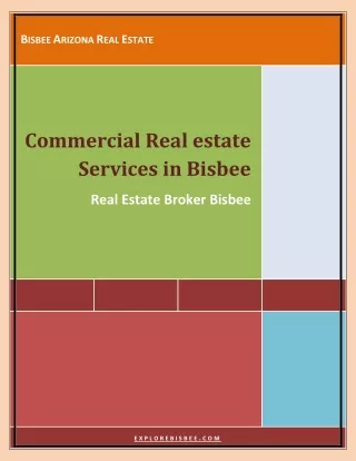 Commercial Real estate Services in Bisbee