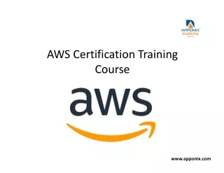 aws certification training course