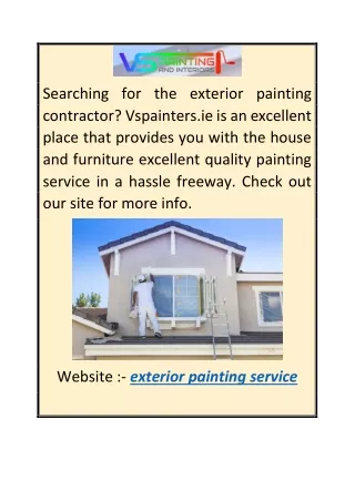 exterior painting service  Vspainters.ie (1)