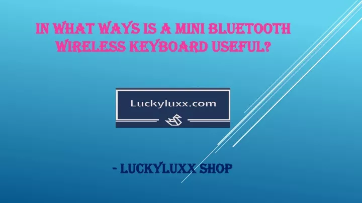 in what ways is a mini bluetooth wireless