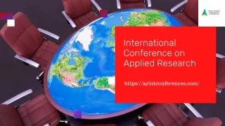International Conference on Applied Research