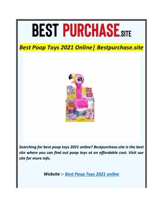 Best Poop Toys 2021 Online Bestpurchase.site