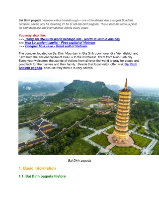 Bai Dinh pagoda