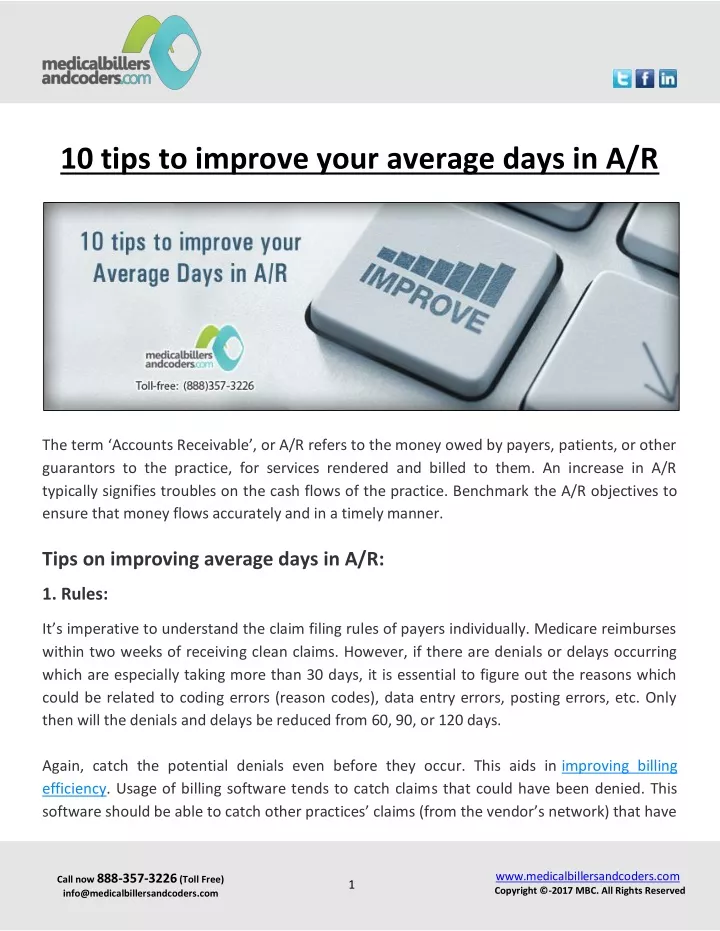 10 tips to improve your average days in a r