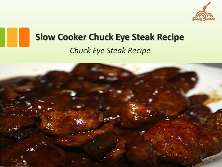 slow cooker chuck eye steak recipe chuck