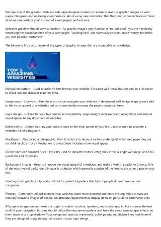 perhaps one of the greatest mistakes web page