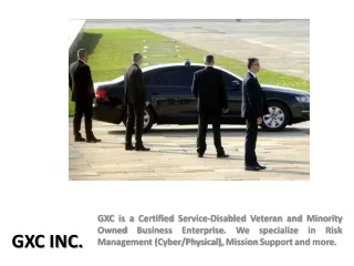 Security Guard Service - GXC Inc.