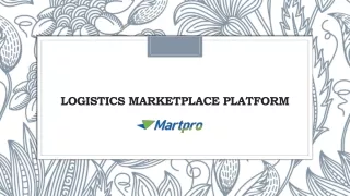 logistics marketplace platform