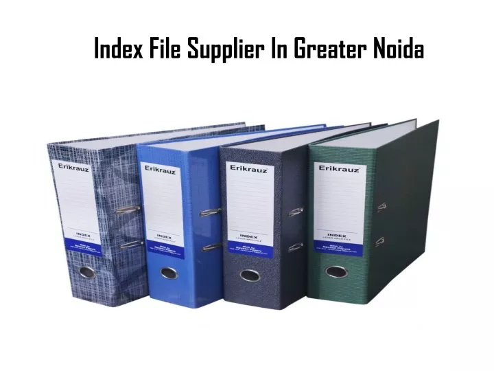 index file supplier in greater noida